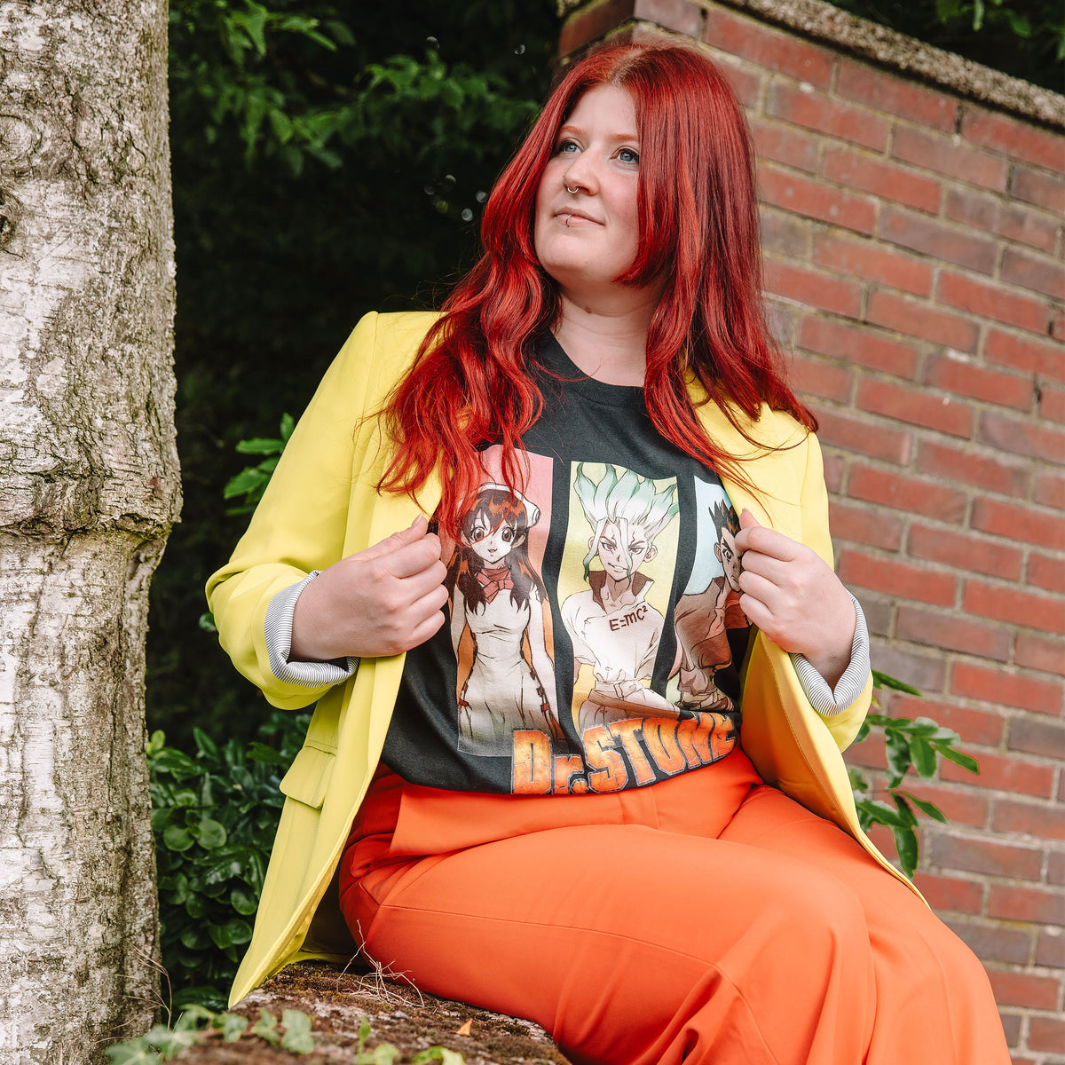 Product image Dr. Stone - Graphic Characters T-Shirt black