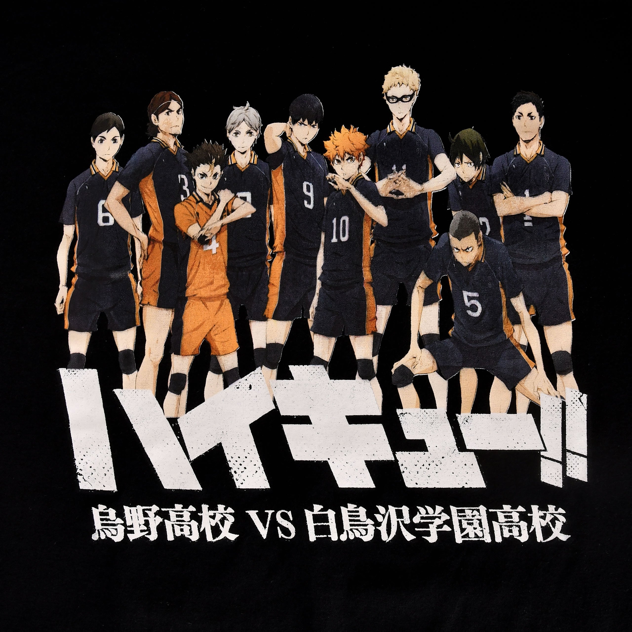 Produktbild Haikyu!! - Characters T-Shirt schwarz