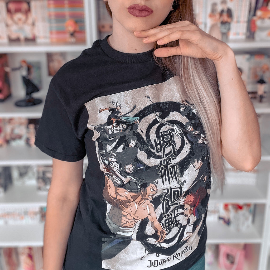 Jujutsu Kaisen - Fight T-Shirt schwarz