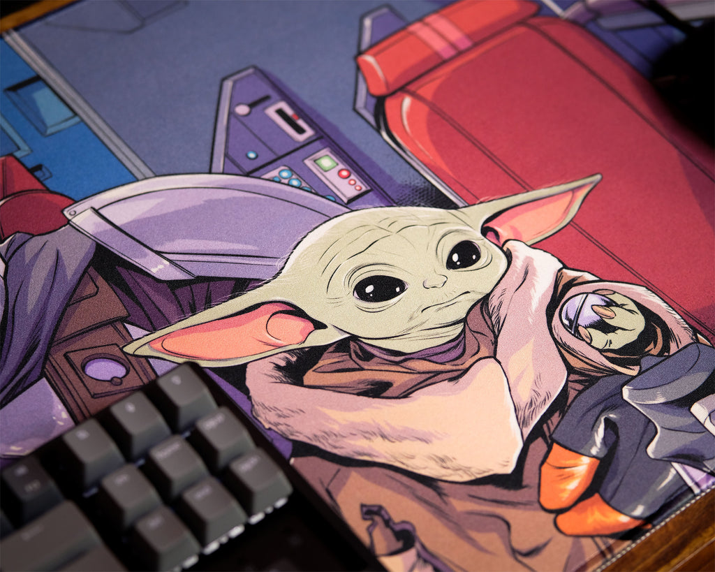 Produktbild The Mandalorian & Grogu Mousepad - Star Wars