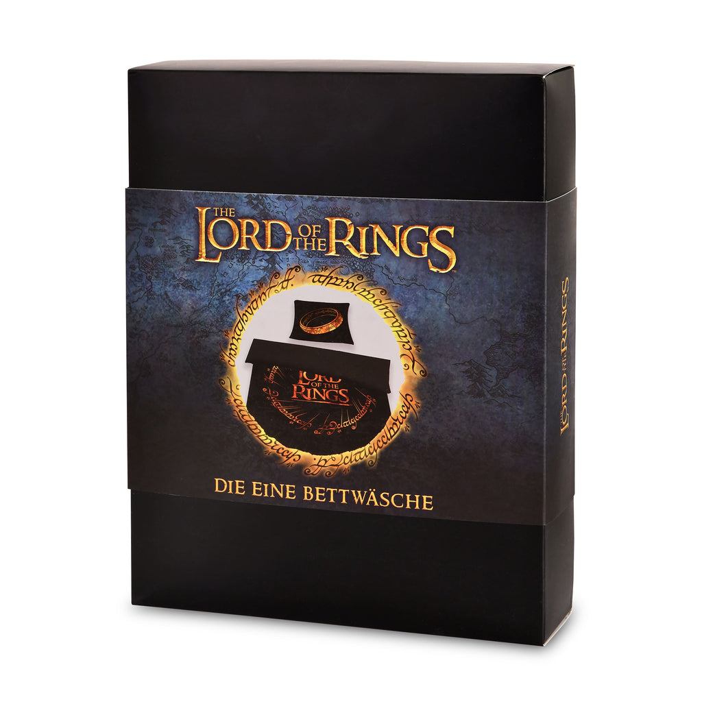 Produktbild Der Herr der Ringe - Der Eine Ring Bettwäsche schwarz