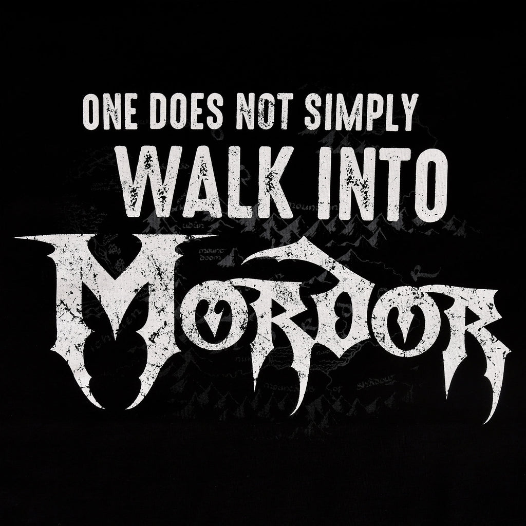Produktbild Der Herr der Ringe - Walk Into Mordor T-Shirt schwarz