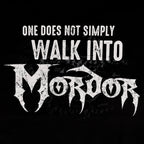 Produktbild Der Herr der Ringe - Walk Into Mordor T-Shirt schwarz