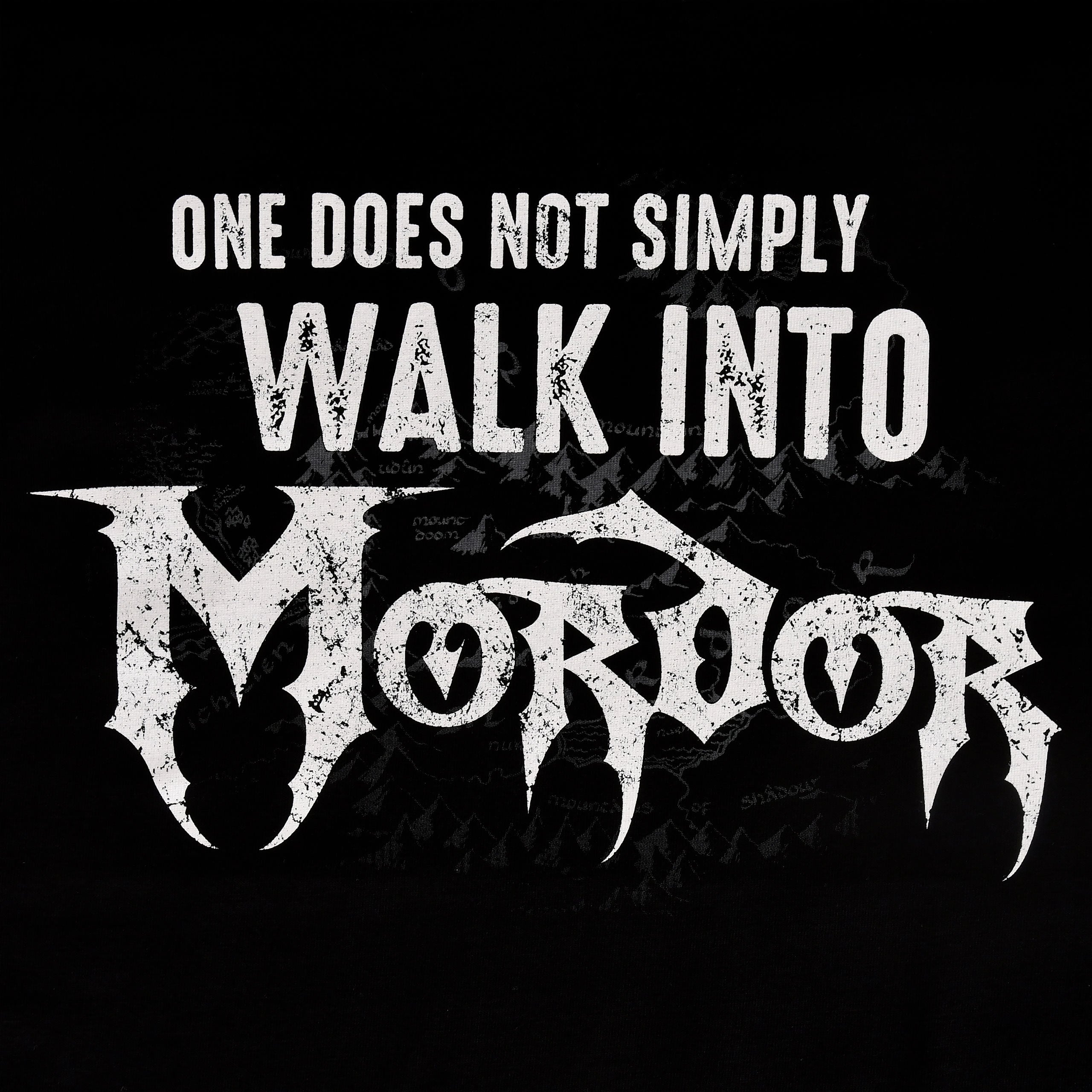 Produktbild Der Herr der Ringe - Walk Into Mordor T-Shirt schwarz
