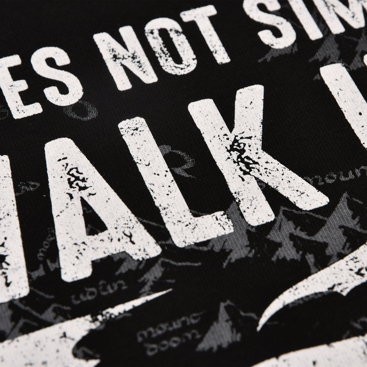 Produktbild Der Herr der Ringe - Walk Into Mordor T-Shirt schwarz