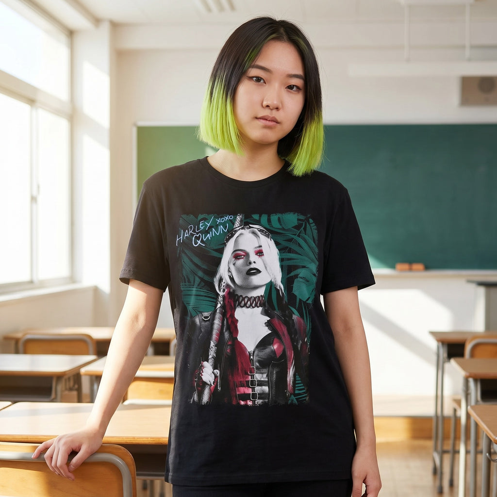 Produktbild Harley Quinn T-Shirt schwarz - The Suicide Squad