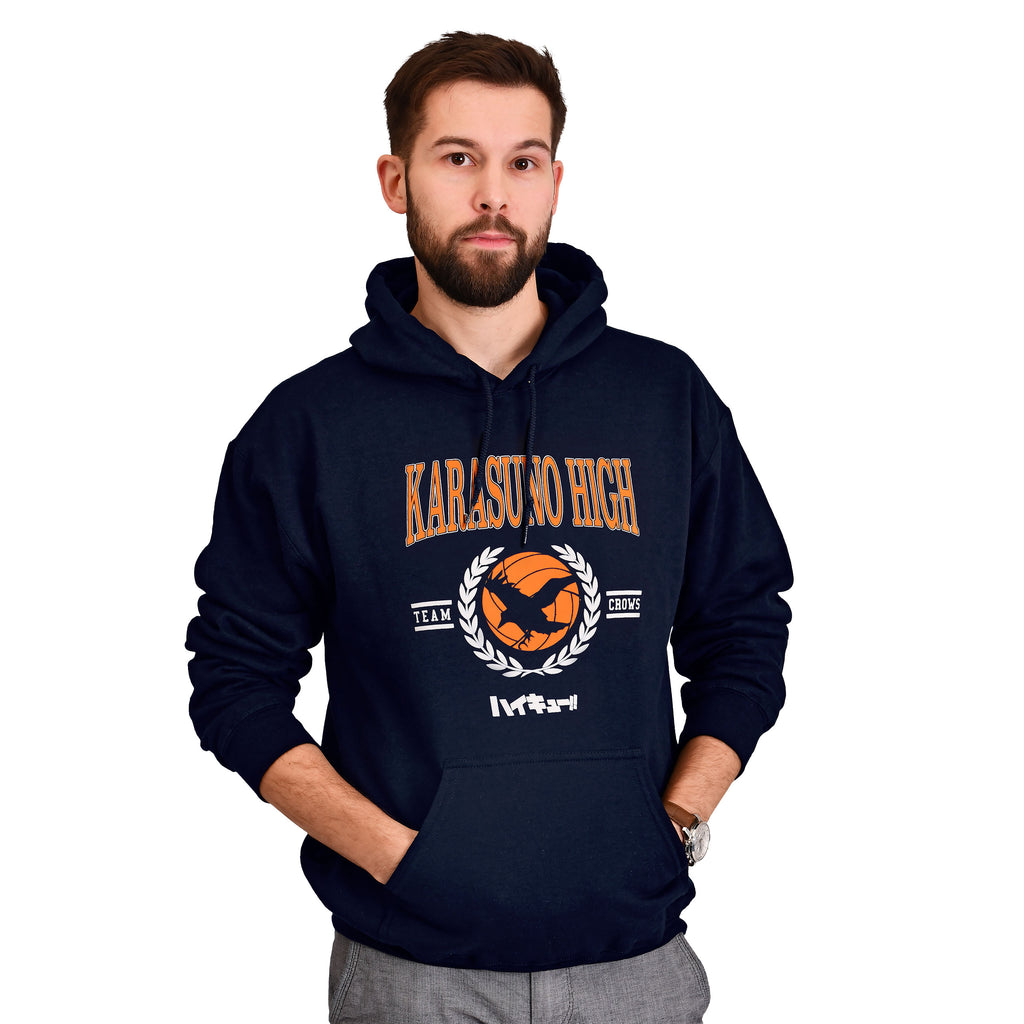 Haikyu!! - Karasuno High Hoodie blau