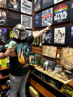 Produktbild Through The Galaxy T-Shirt schwarz - Star Wars Mandalorian