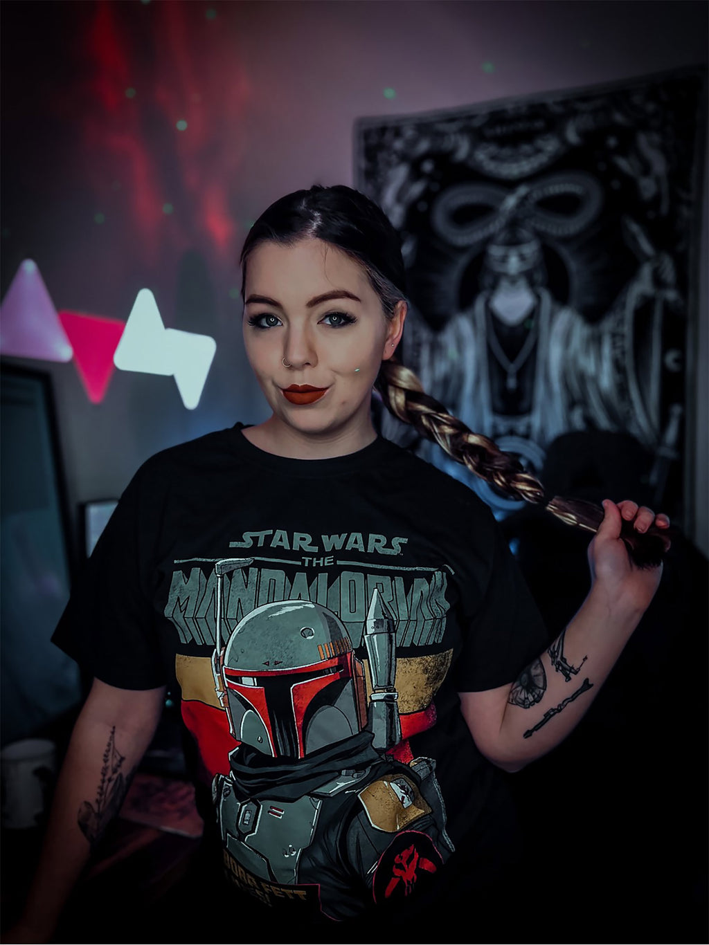 Produktbild Boba Fett Lives T-Shirt schwarz - Star Wars Mandalorian