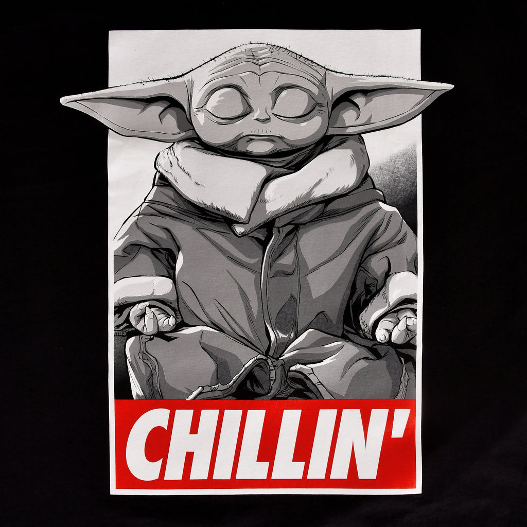 Produktbild Grogu Chilling T-Shirt schwarz - Star Wars Mandalorian