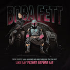 Produktbild Boba Fett Throne T-Shirt schwarz - Star Wars Mandalorian