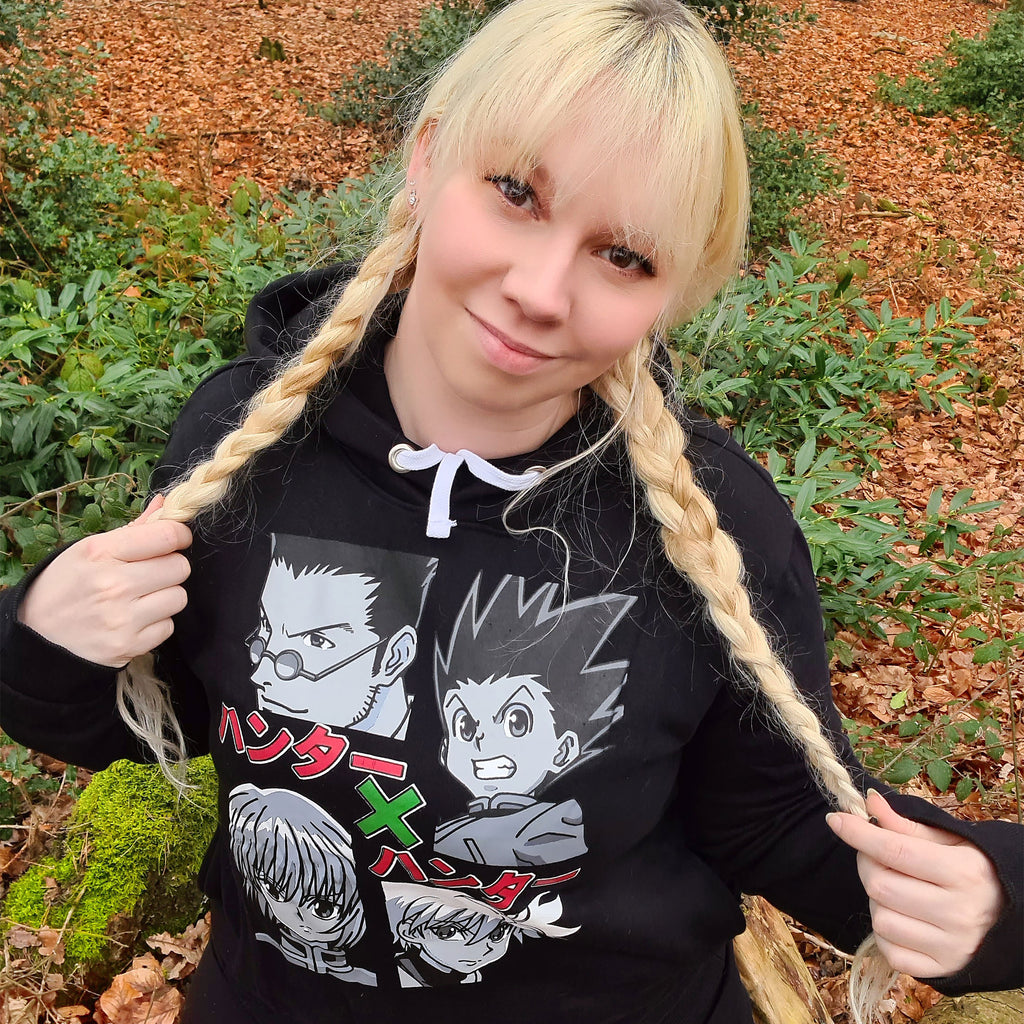 Hunter x Hunter - Gon & Group Hoodie schwarz
