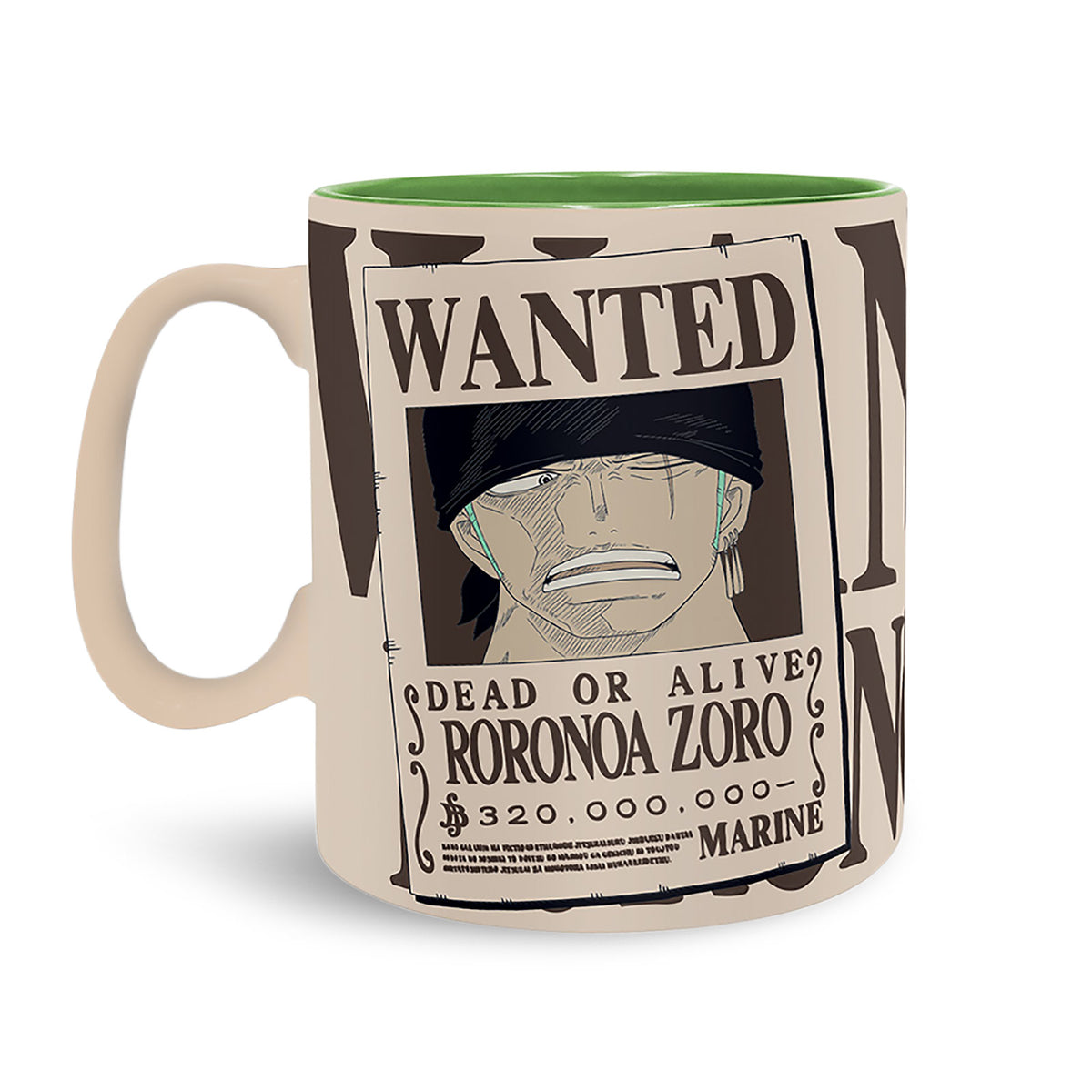 Produktbild One Piece - Wanted Zoro Tasse