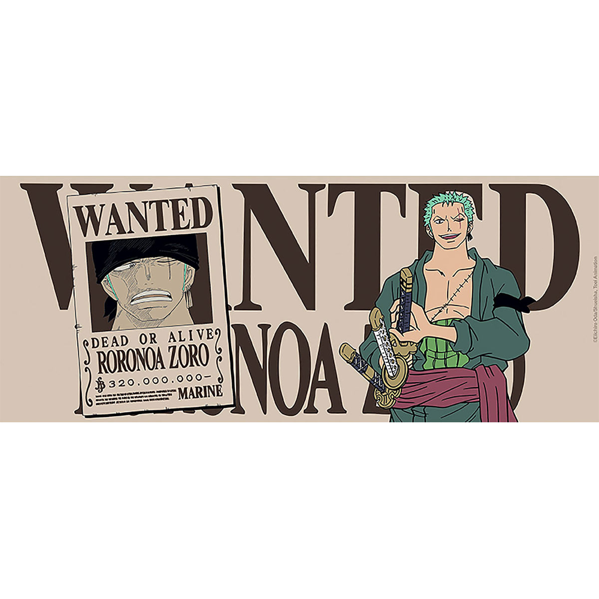 Produktbild One Piece - Wanted Zoro Tasse