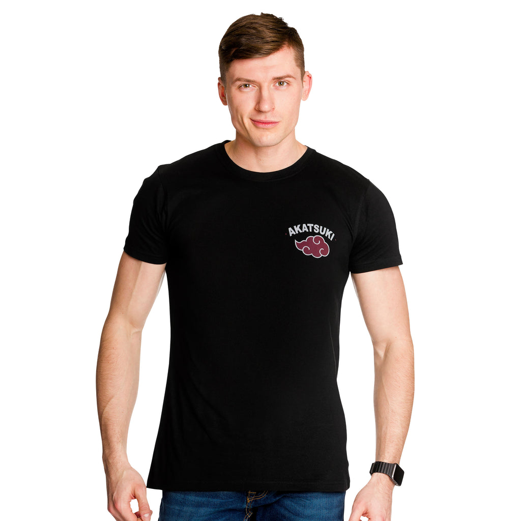 Naruto - Akatsuki Symbol T-Shirt schwarz