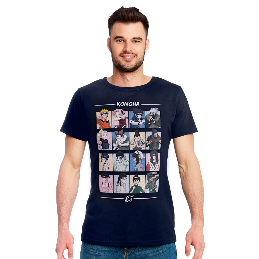 Produktbild Naruto - Characters of Konoha T-Shirt blau