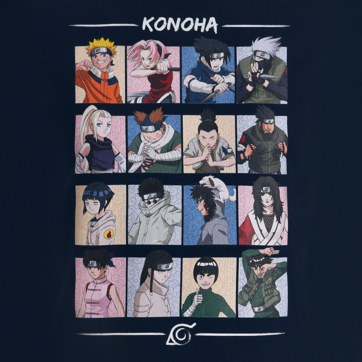 Produktbild Naruto - Characters of Konoha T-Shirt blau