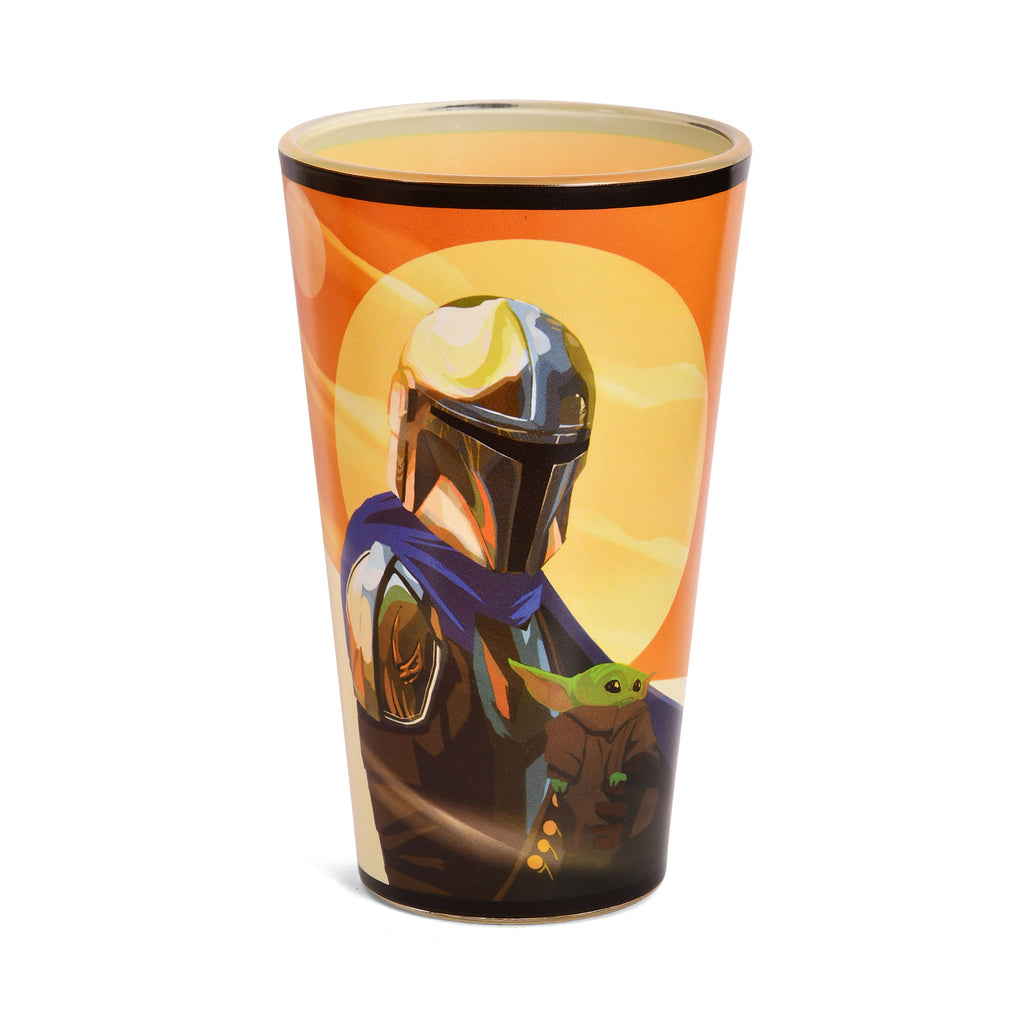 Produktbild Mando mit Grogu Glas - Star Wars The Mandalorian