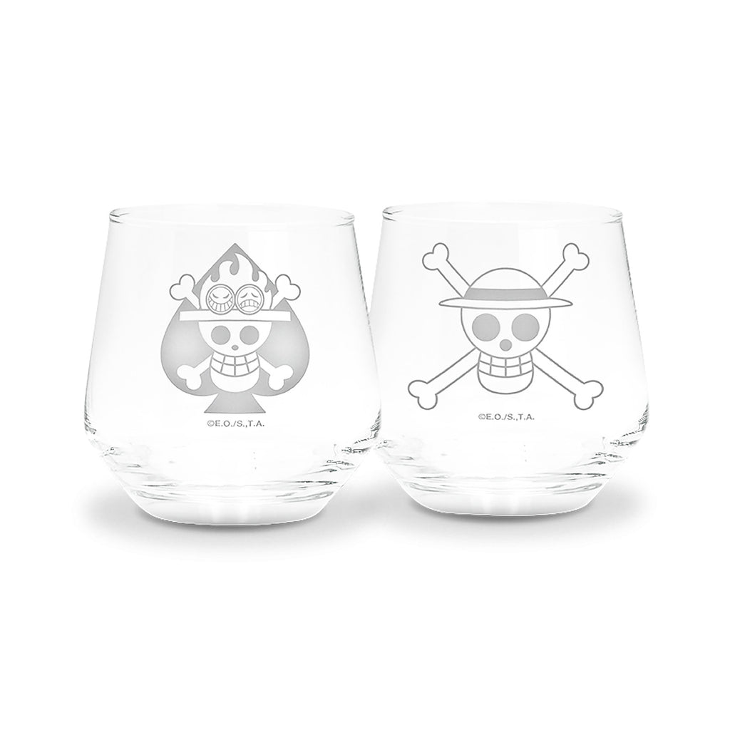 Produktbild One Piece - Ruffy & Ace Gläserset