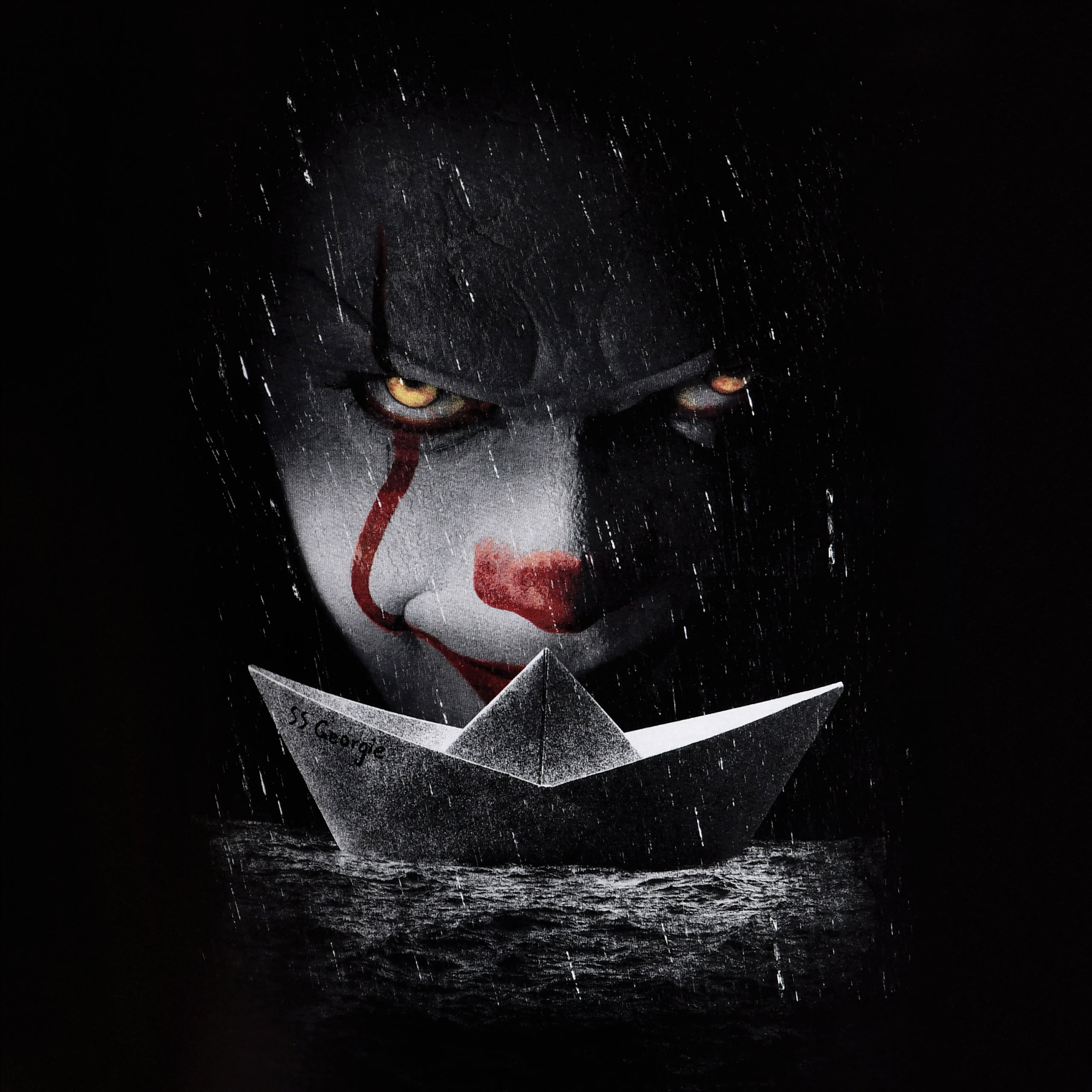 Produktbild Stephen Kings ES - Pennywise Papierboot T-Shirt schwarz