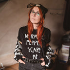Produktbild Normal People Scare Me T-Shirt für American Horror Story Fans schwarz
