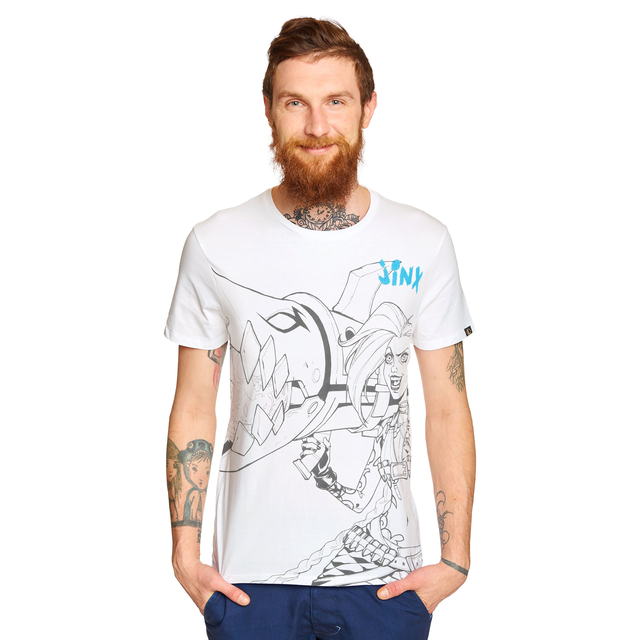 Produktbild League of Legends - Jinx T-Shirt weiß