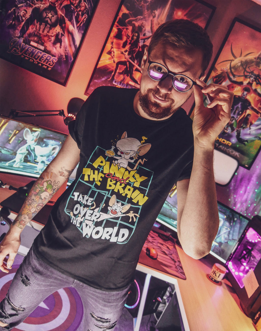 Produktbild Pinky und der Brain - Take Over The World T-Shirt