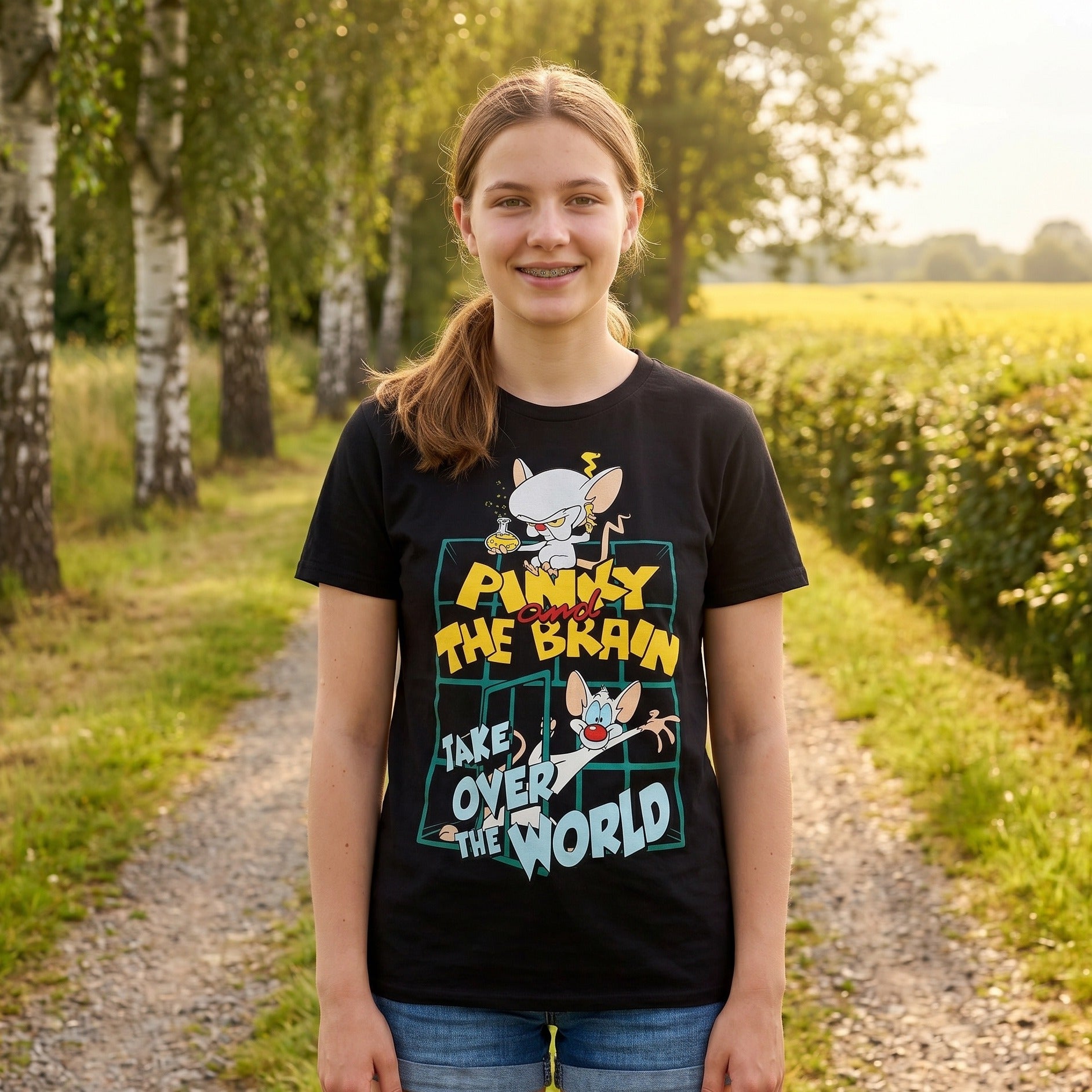Produktbild Pinky und der Brain - Take Over The World T-Shirt