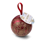 Produktbild Harry Potter - Hogwarts Wappen Weihnachtskugel mit Schnatz Kette