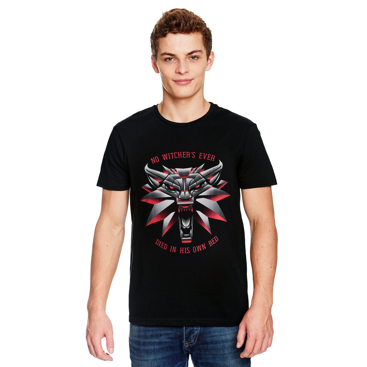 Produktbild Witcher 3 - Memorial Wolf T-Shirt schwarz