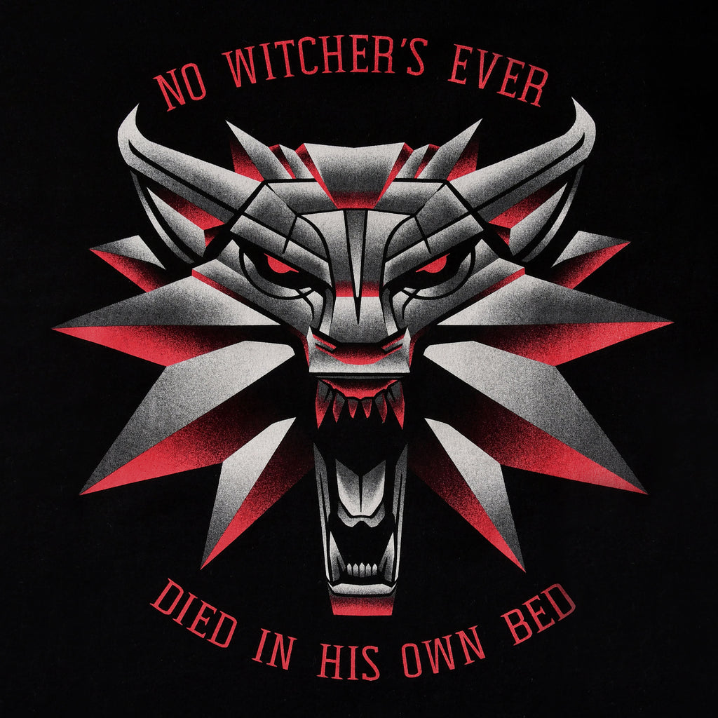 Produktbild Witcher 3 - Memorial Wolf T-Shirt schwarz