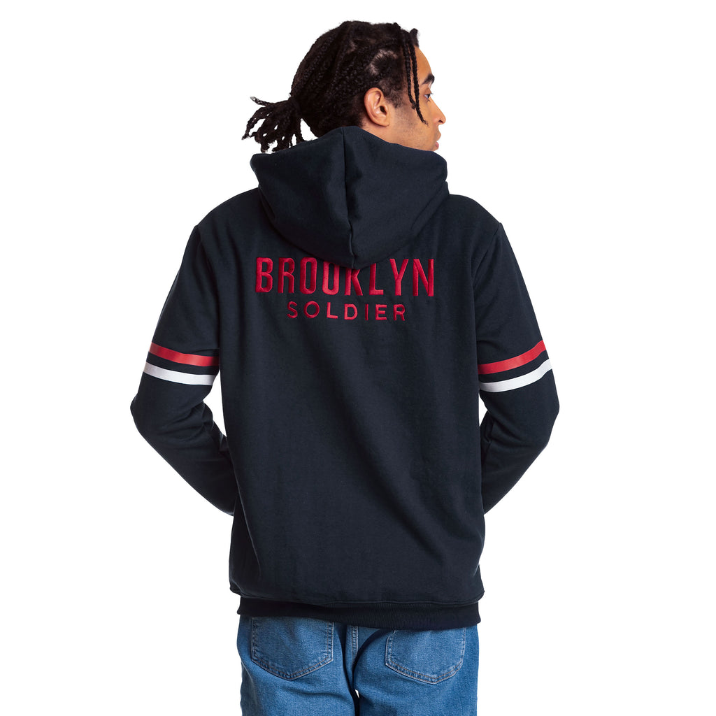 Produktbild Captain America - Brooklyn Soldier Kapuzenjacke blau