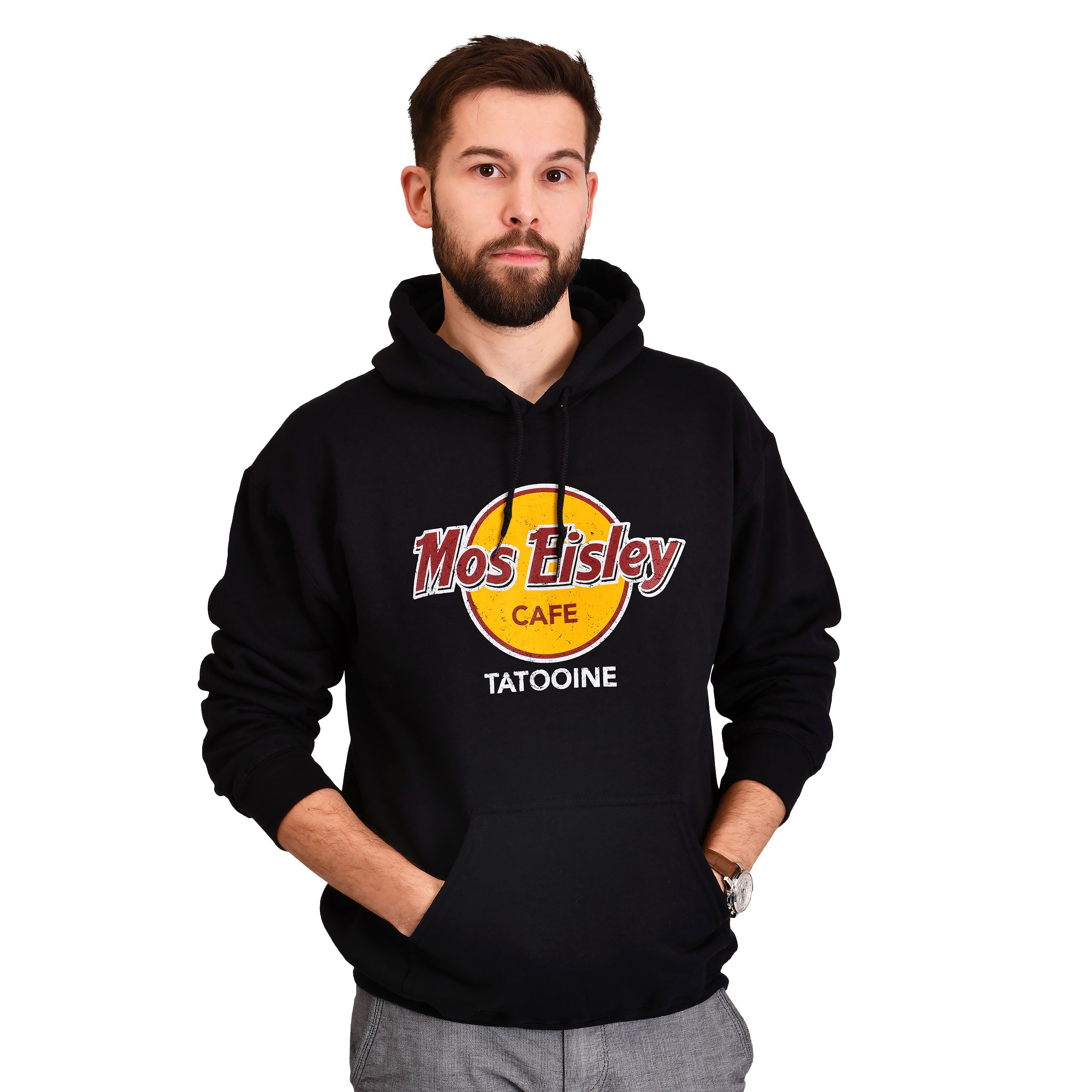 Produktbild Mos Eisley Cafe Hoodie für Star Wars Fans schwarz