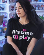 Produktbild It’s Time to Play T-Shirt für Squid Game Fans schwarz