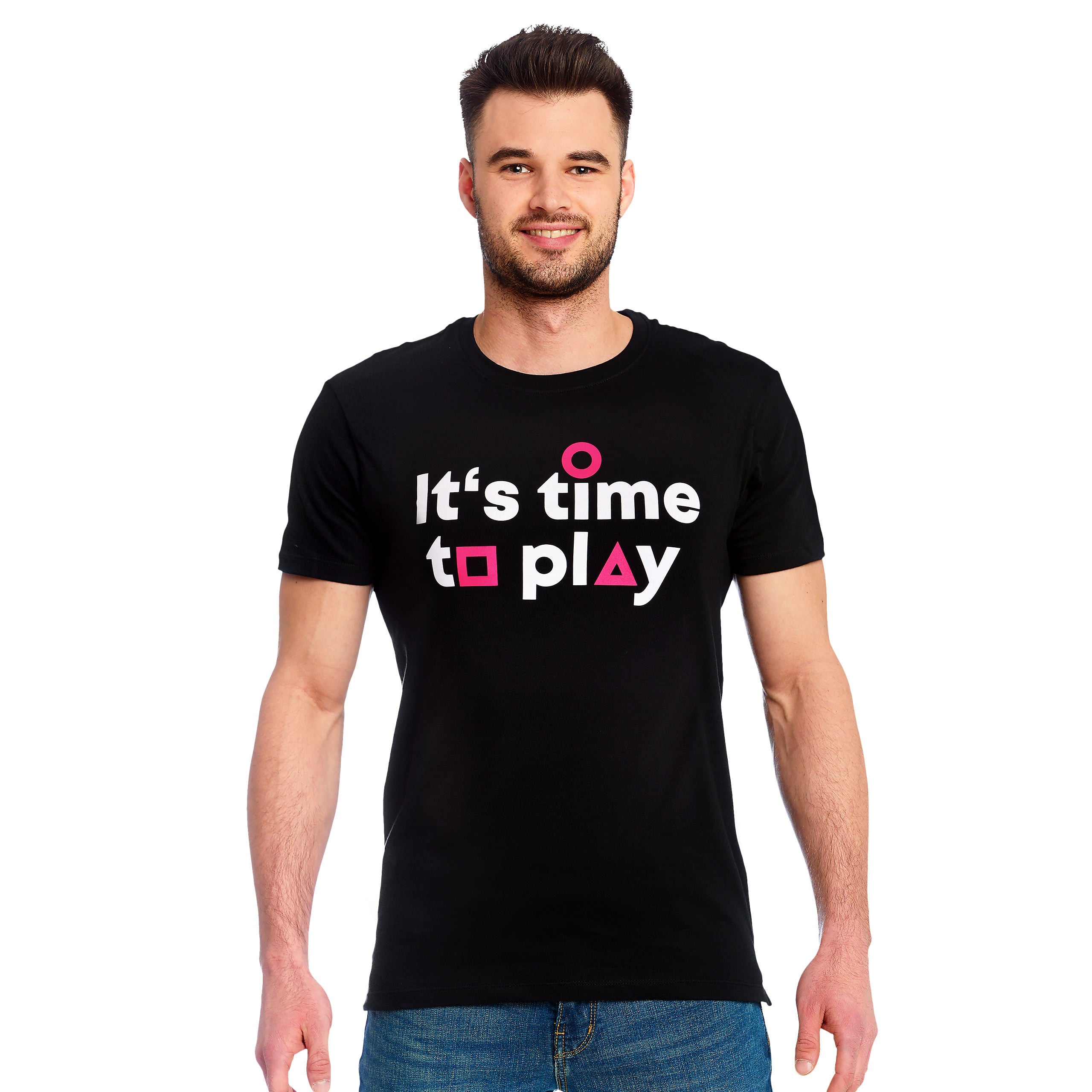 Produktbild It’s Time to Play T-Shirt für Squid Game Fans schwarz
