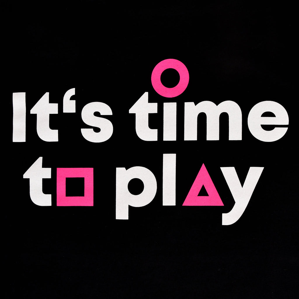 Produktbild It’s Time to Play T-Shirt für Squid Game Fans schwarz