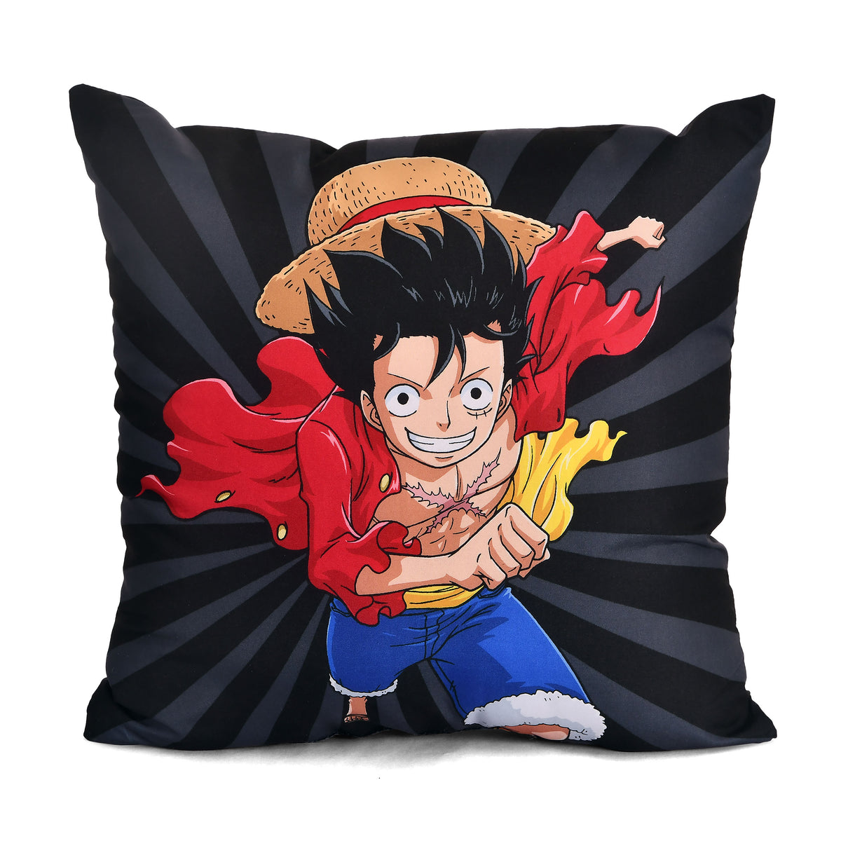 Produktbild One Piece - Ruffy und Totenkopf Kissen