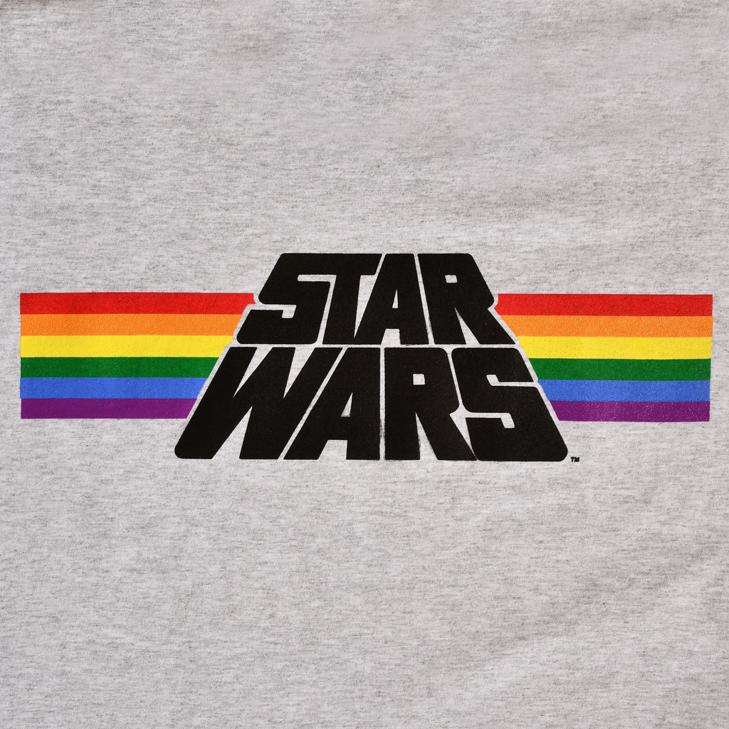 Produktbild Star Wars - Classic Rainbow Logo Pride T-Shirt grau