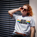 Produktbild Star Wars - Classic Rainbow Logo Pride T-Shirt grau