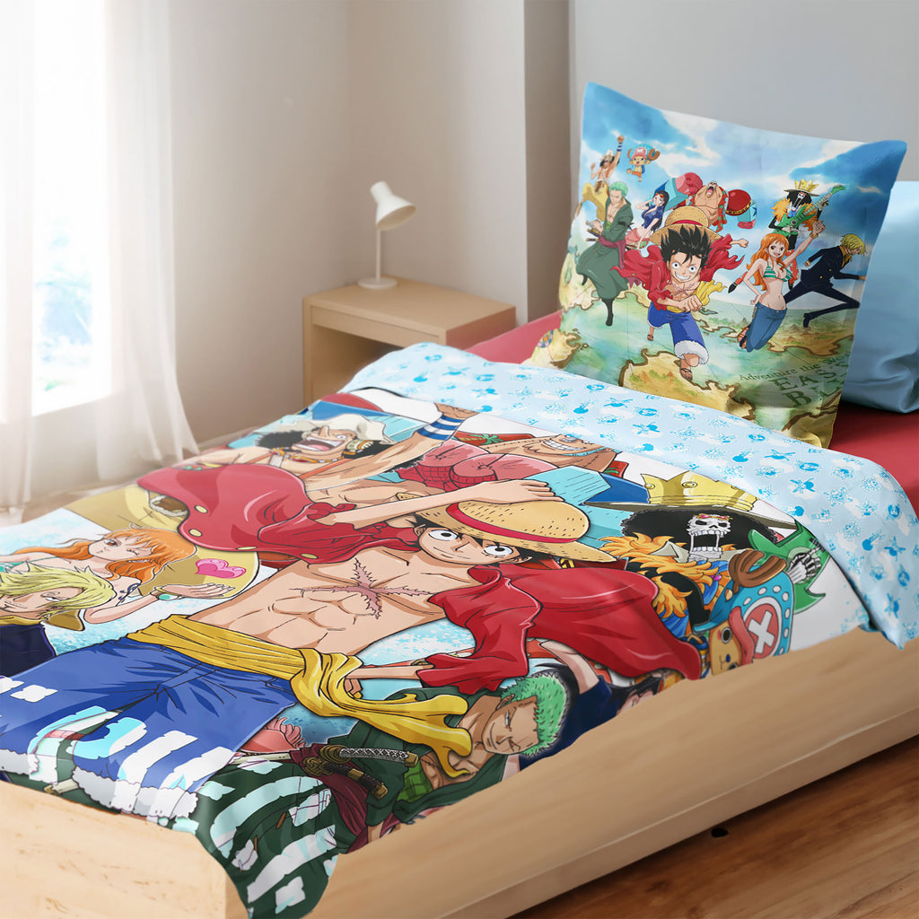 Produktbild One Piece - Ruffy & Crew Wende-Bettwäsche