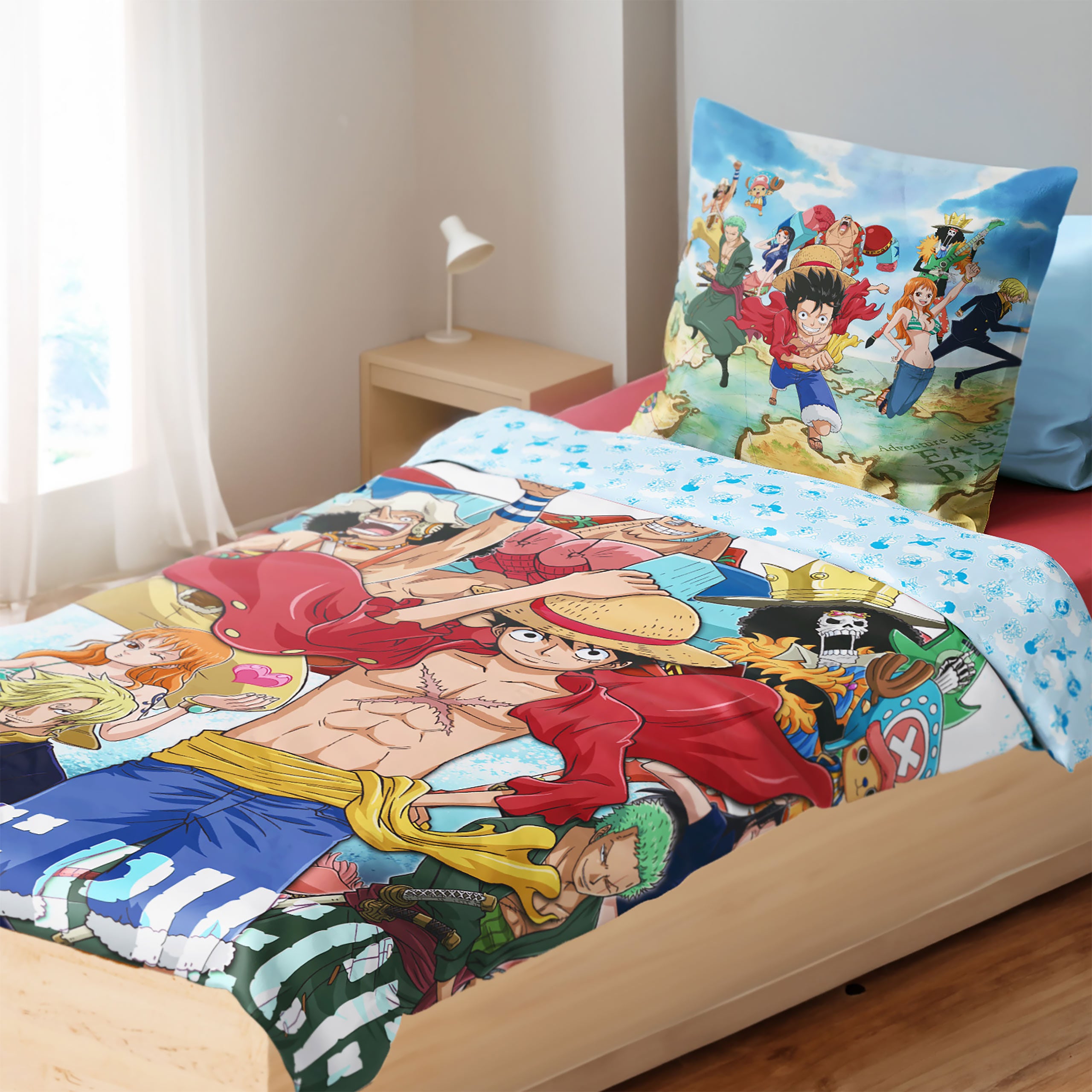 Produktbild One Piece - Ruffy & Crew Wende-Bettwäsche