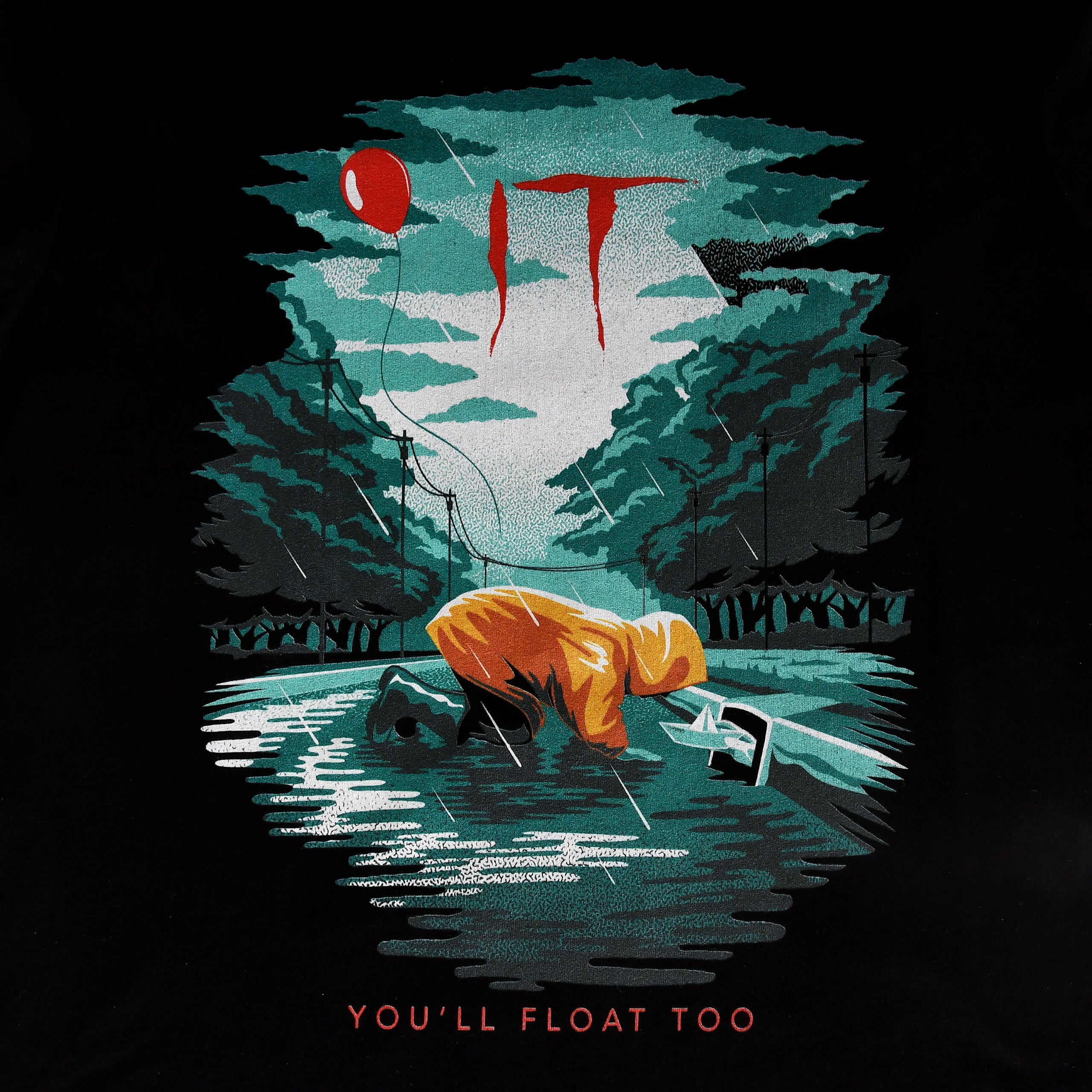 Produktbild Stephen Kings ES - Georgie You'll Float Too T-Shirt schwarz