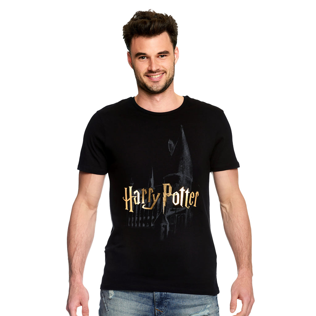 Produktbild Harry Potter - Hogwarts Schloss T-Shirt schwarz