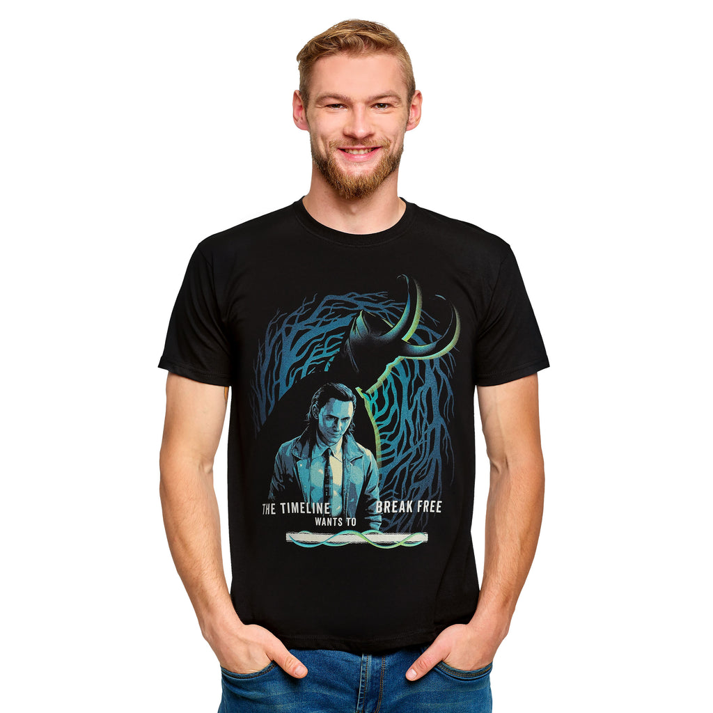 Produktbild Loki - Break Free T-Shirt schwarz