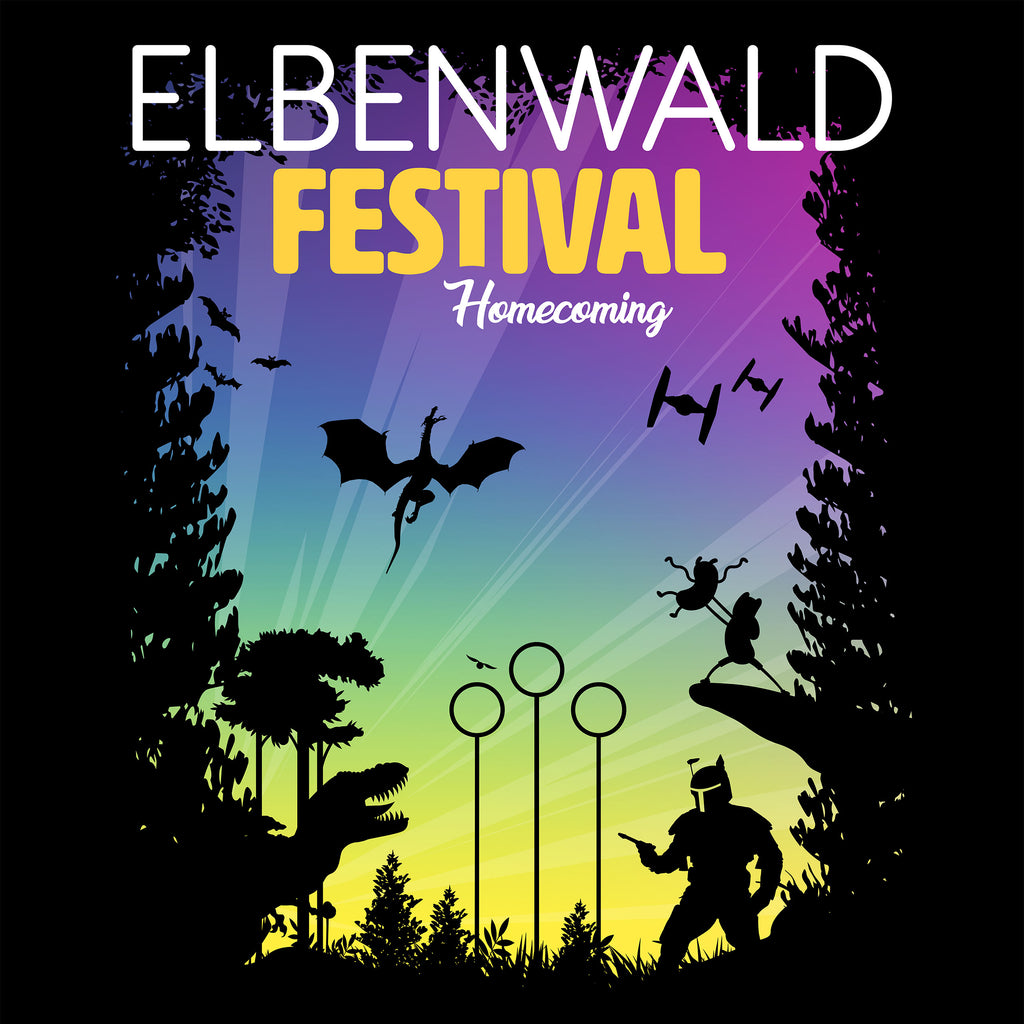 Produktbild Elbenwald Festival Homecoming T-Shirt schwarz