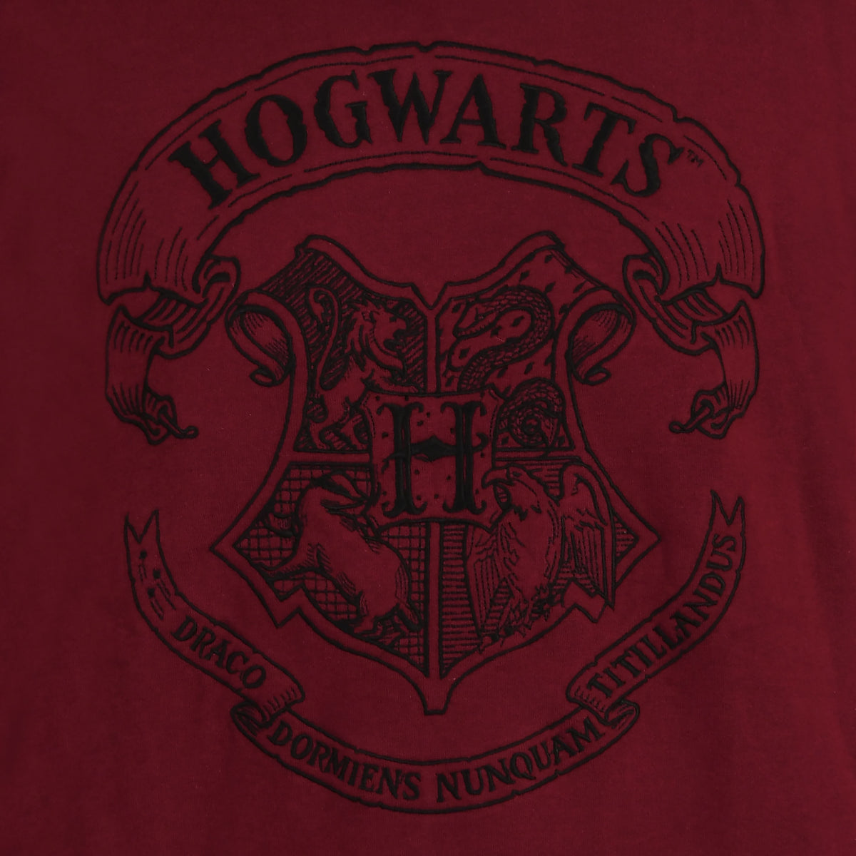 Produktbild Harry Potter - Hogwarts Logo Hoodie rot