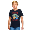 Produktbild Grogu Wanted Too Cute T-Shirt Kinder blau - Star Wars The Mandalorian