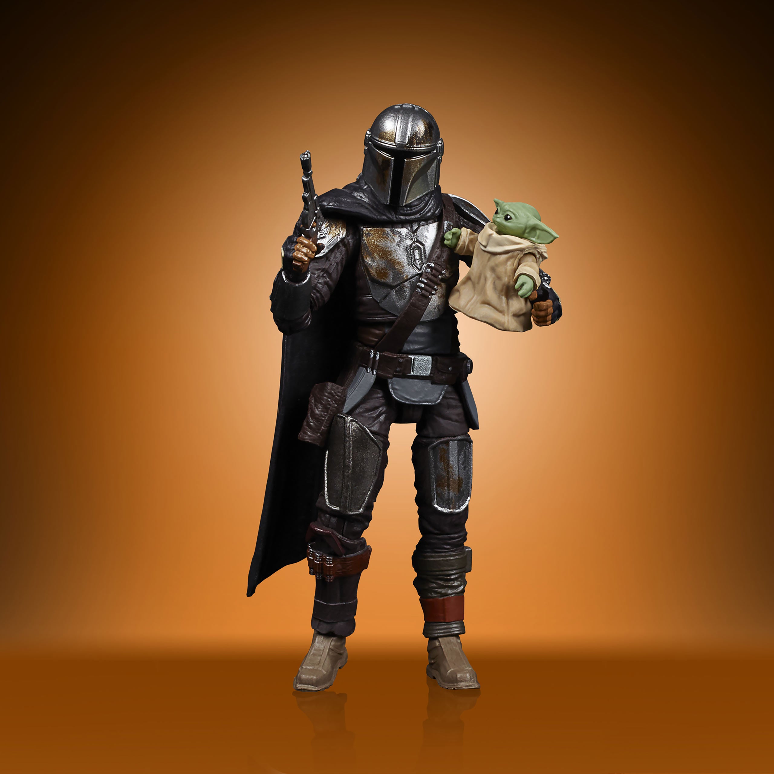 Produktbild Din Djarin mit Grogu Actionfigur 10 cm - Star Wars The Mandalorian