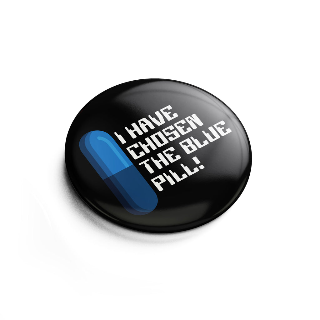 Produktbild Blue Pill Button für Matrix Fans