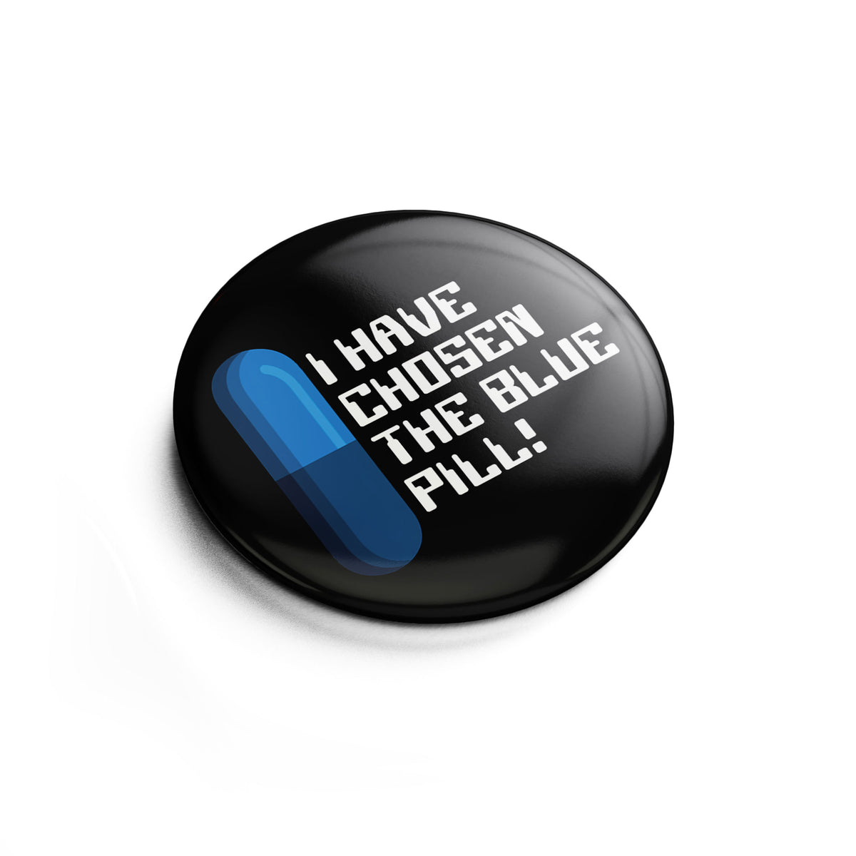Produktbild Blue Pill Button für Matrix Fans